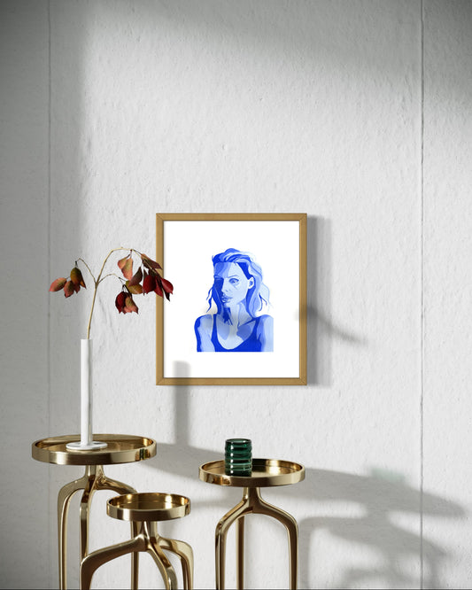 Portrait in Gouache - Original