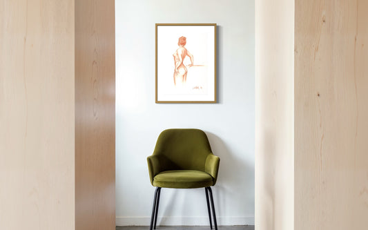 Study in Sanguine - Giclée print