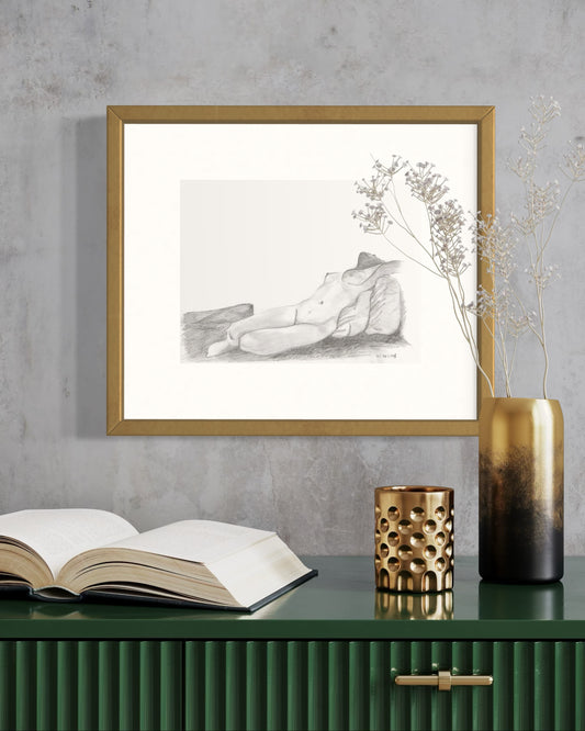 Reclining Figure - Giclée print